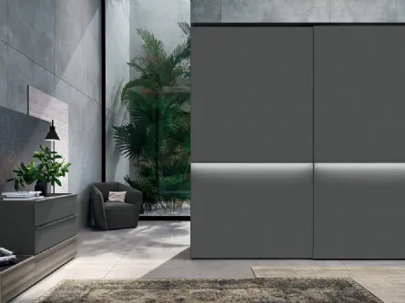 Armadio Vitalyty Rail Grigio di Colombini Casa