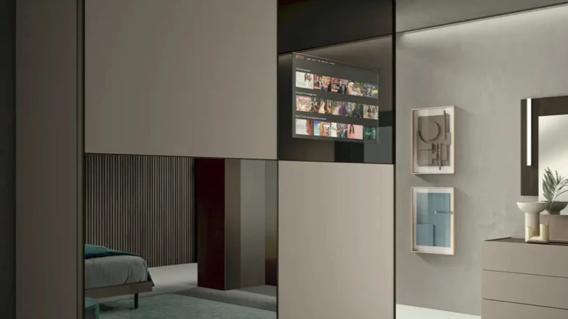 Armadio My Self TV di Artigianmobili