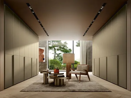 Armadio con ante battenti effetto pelle Profile Leather di Febal Casa