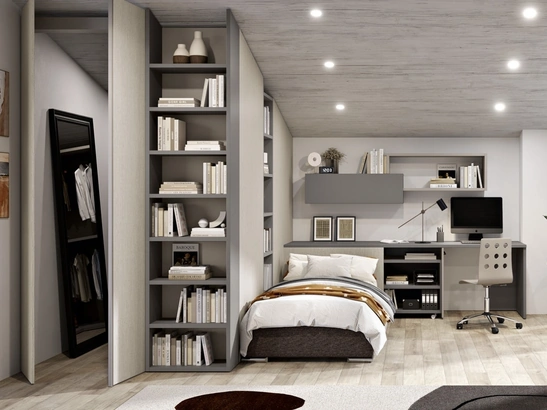 Cameretta su misura 104 di Ferrimobili