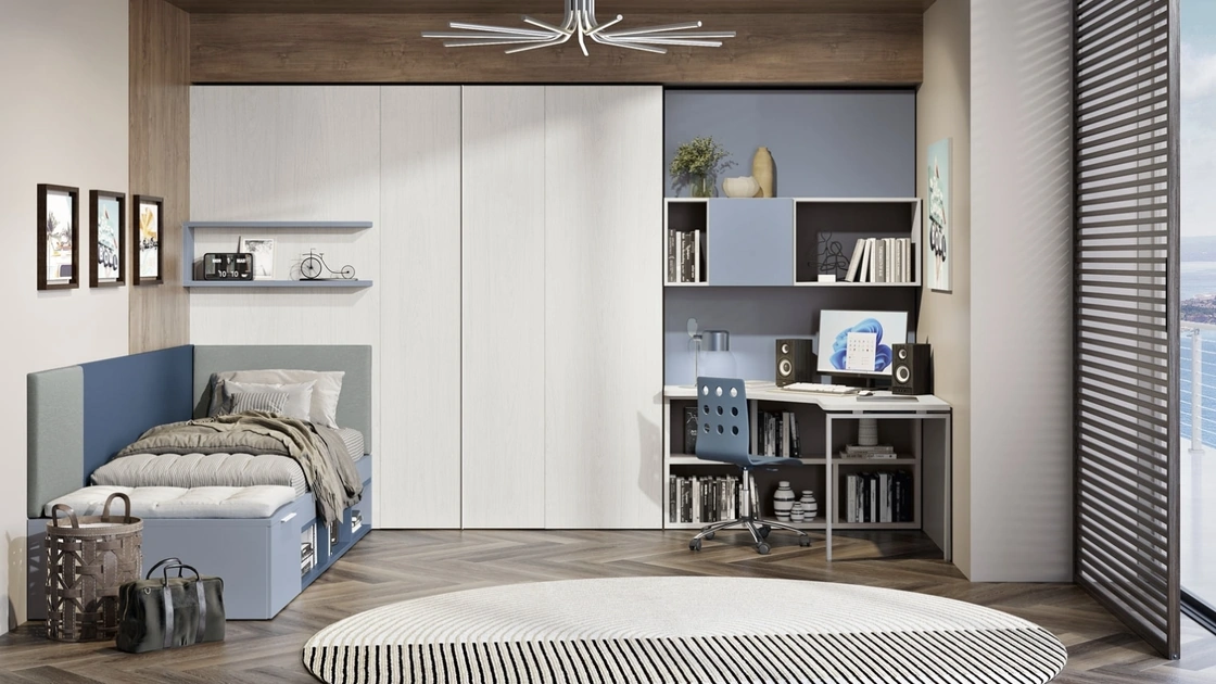 Cameretta 127 su misura di Ferrimobili