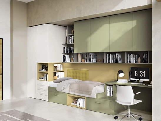 Cameretta 128 a ponte su misura di Ferrimobili