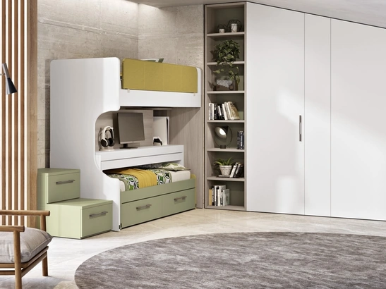 Cameretta 137 con letto scorrevole di Ferrimobili