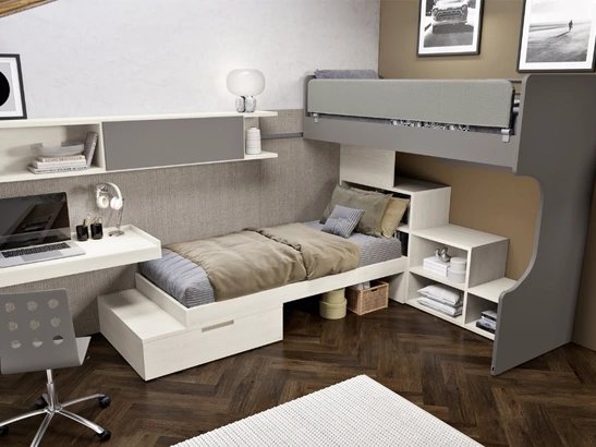 Cameretta 139 con letto scorrevole di Ferrimobili