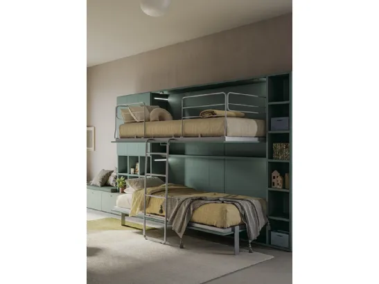 Cameretta salvaspazio Momenti 01 Y di Febal Casa