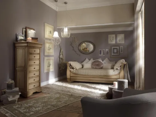 Cassettiera Night Collection 20 in legno laccato di Busatto