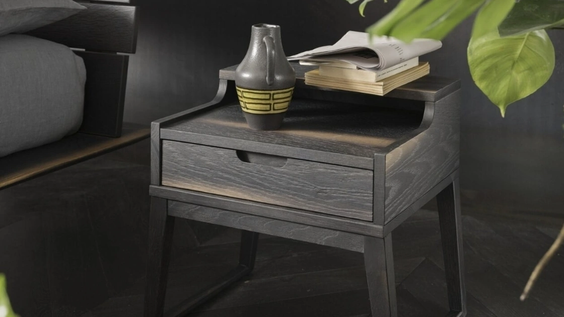 Comodino in rovere massello Clover di Alta Corte