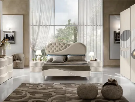 Comodino in legno di frassino Primarosa Diamond di Mobil Più