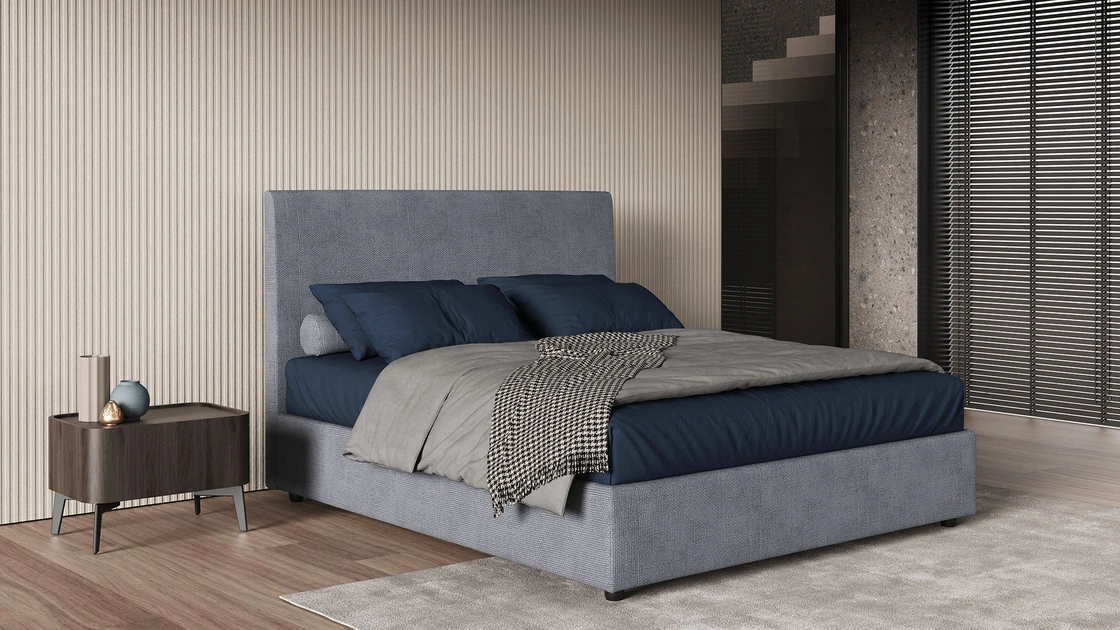 Letto con box contenitore Ascot di Novaluna