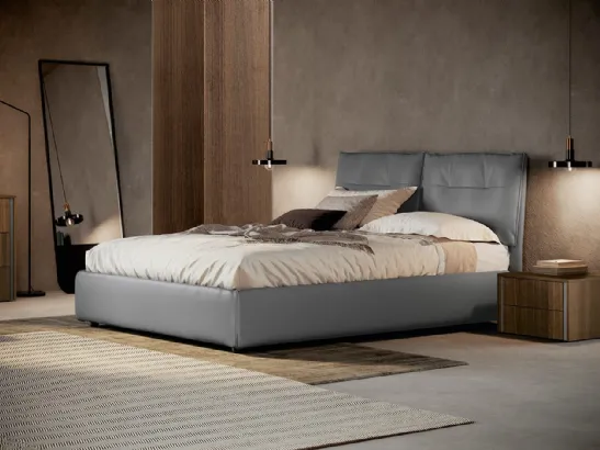 Letto in pelle Golf Kiss di Colombini Casa