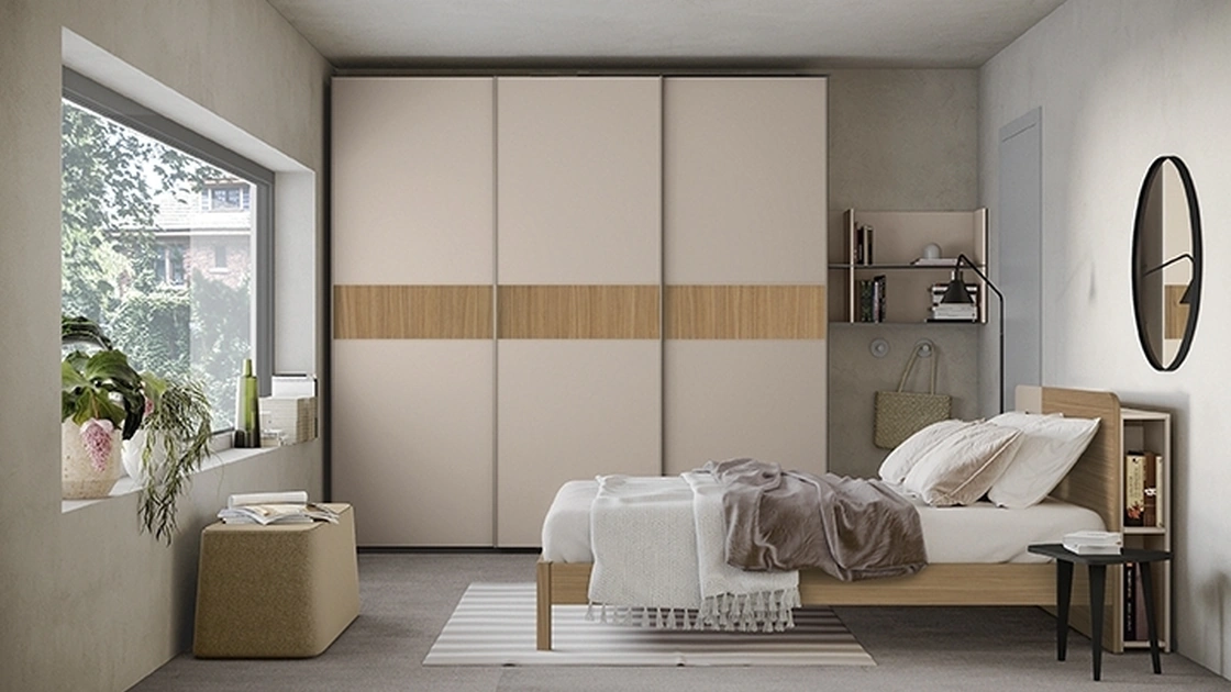 Letto con testiera Sector di Colombini Casa