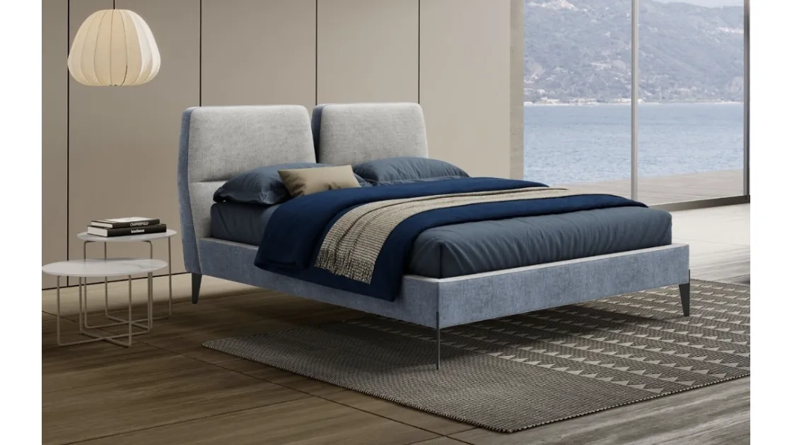 Letto con testiera Dorian di Novaluna