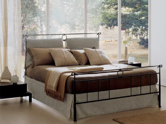 Letto matrimoniale in ferro battuto Dylan di Bontempi
