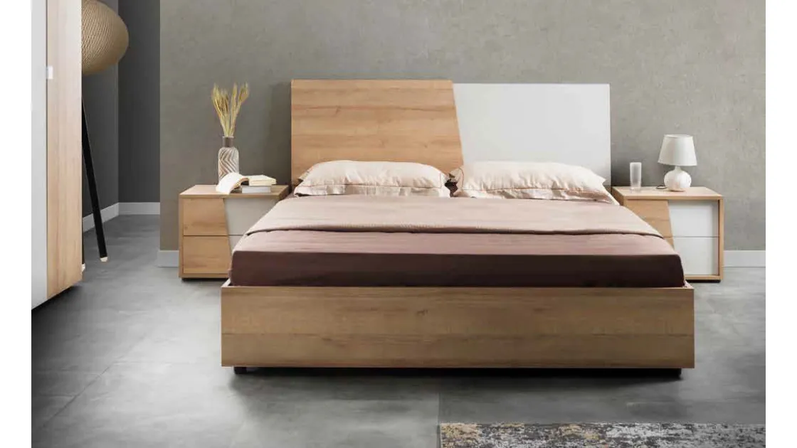 Letto con testiera Easy 2|4 IC428 di Imba Srl
