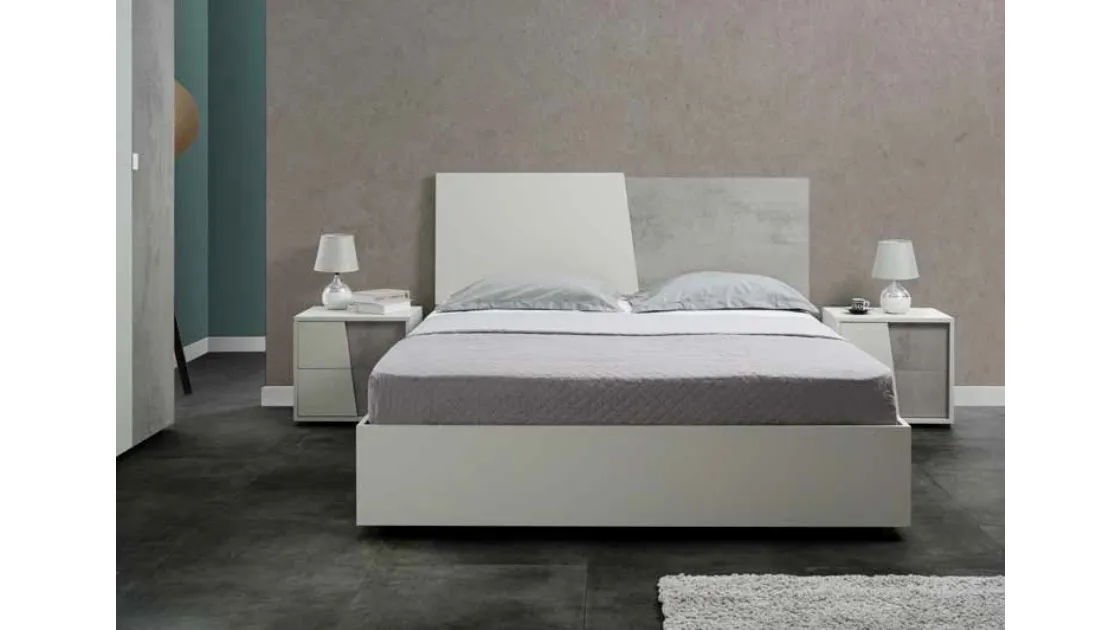 Letto con testiera Easy 2|4 IC429 di Imba Srl