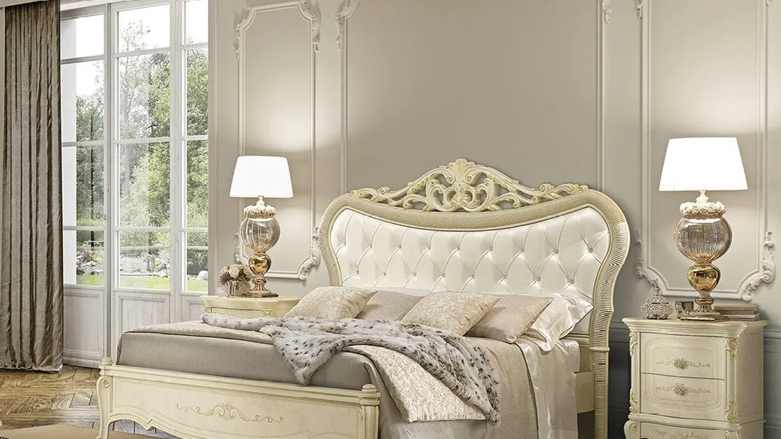 Letto imbottito Merlino di RTL Mobili