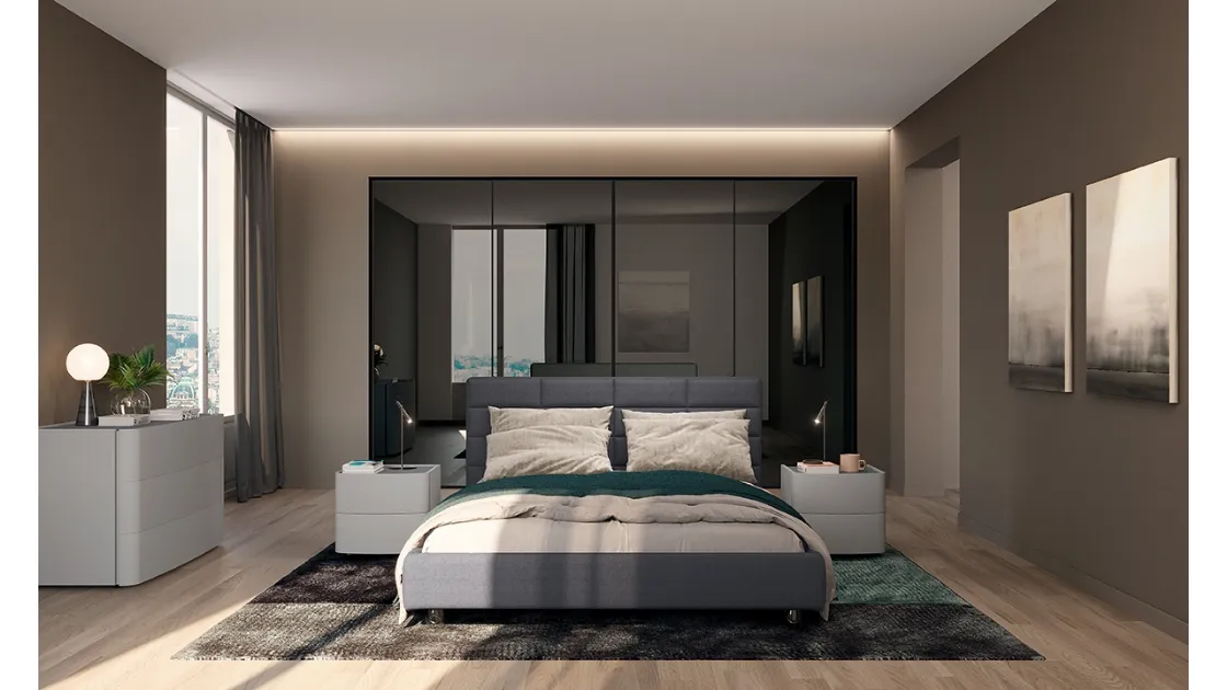 Letto matrimoniale Kim di Febal Casa