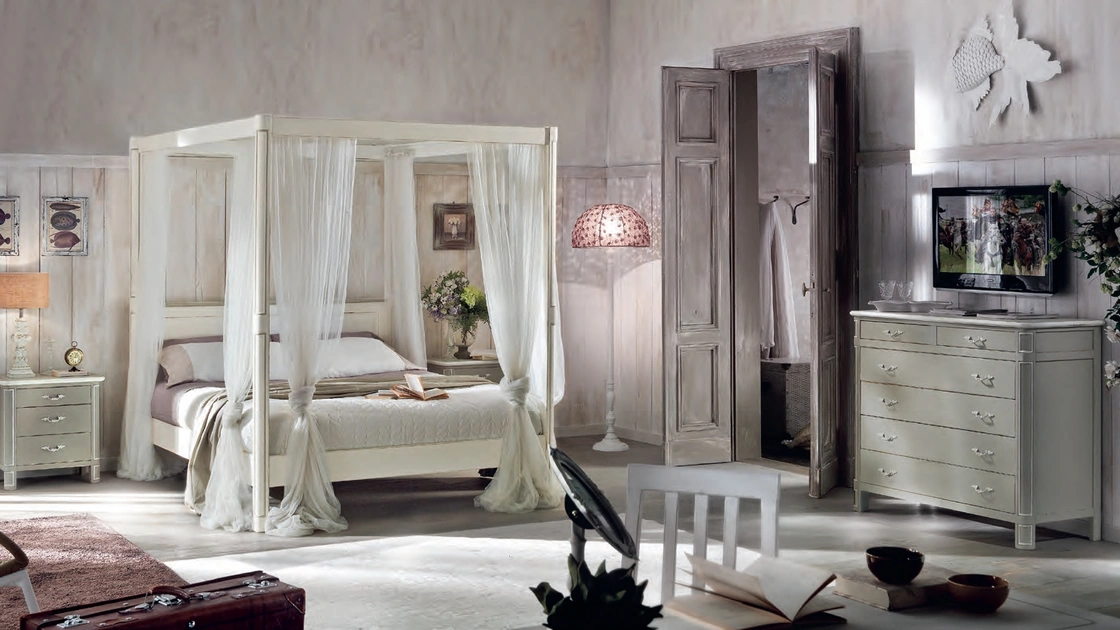 Letto a baldacchino Marte 3202/A di Imba Srl