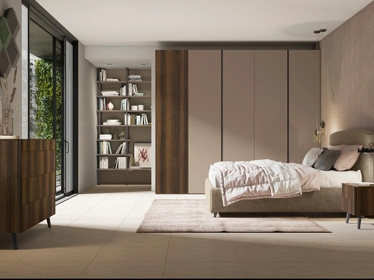 Letto con testiera Narciso di Colombini Casa