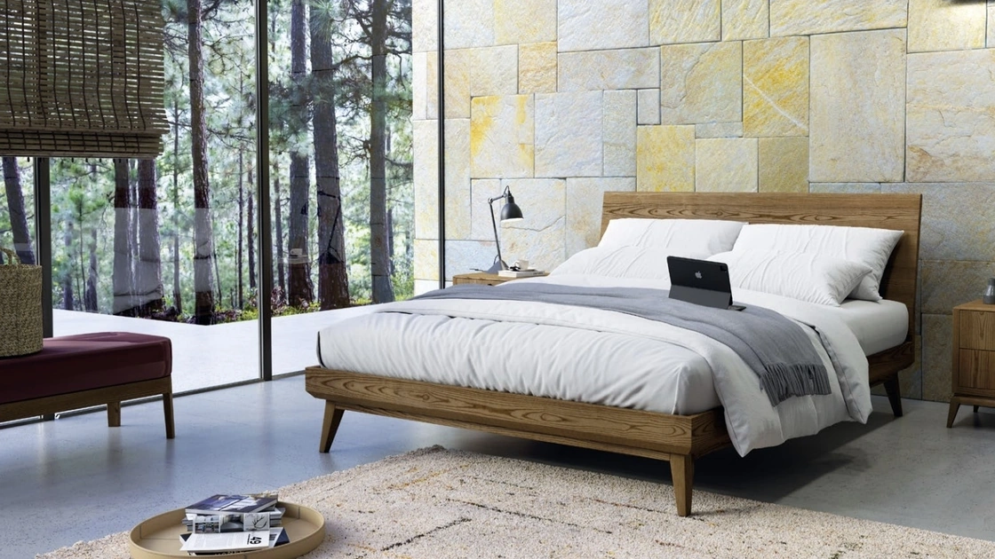 Letto Nova Concept in frassino di Imba Srl