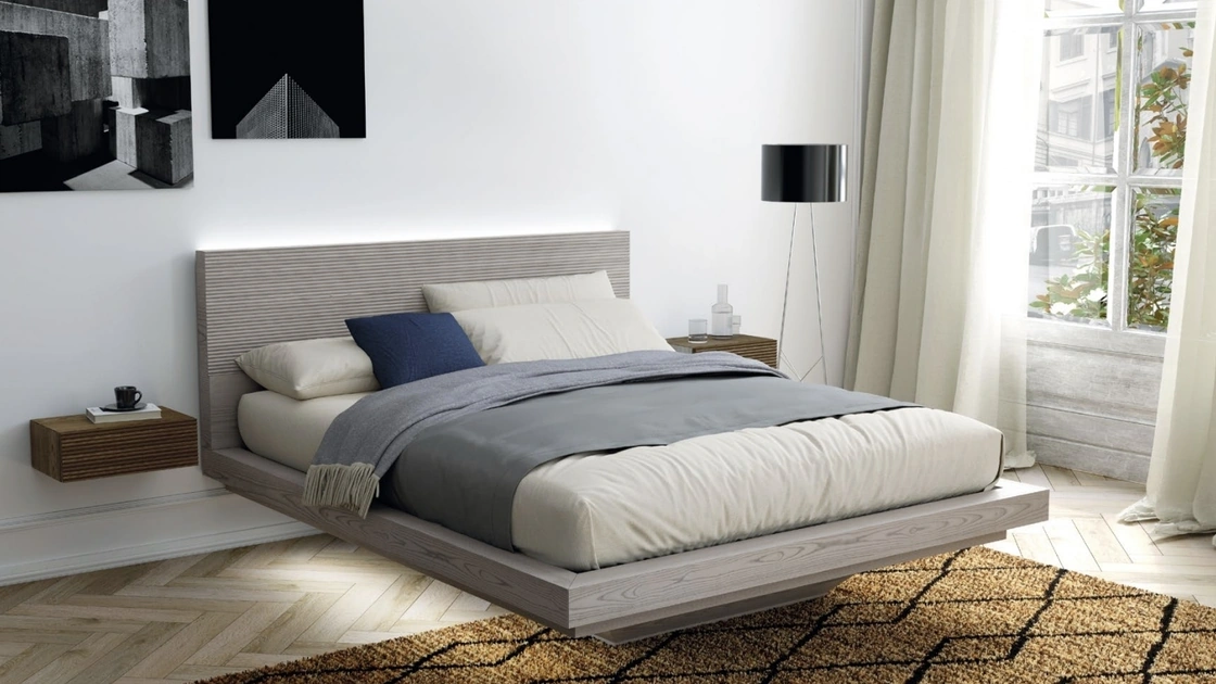 Letto Nova Fly Grigio Cenere di Imba Srl