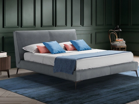 Letto con testiera Monza di Novaluna