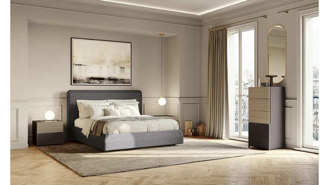 Letto in tessuto Opus di Febal Casa