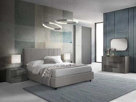 Letto con box contenitore Stella Imbottito di Mobil Più