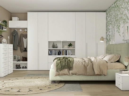 Letto imbottito Volo Kiss di Colombini Casa