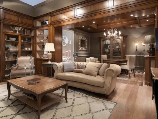 Libreria classica in legno Atelier 12 di Busatto