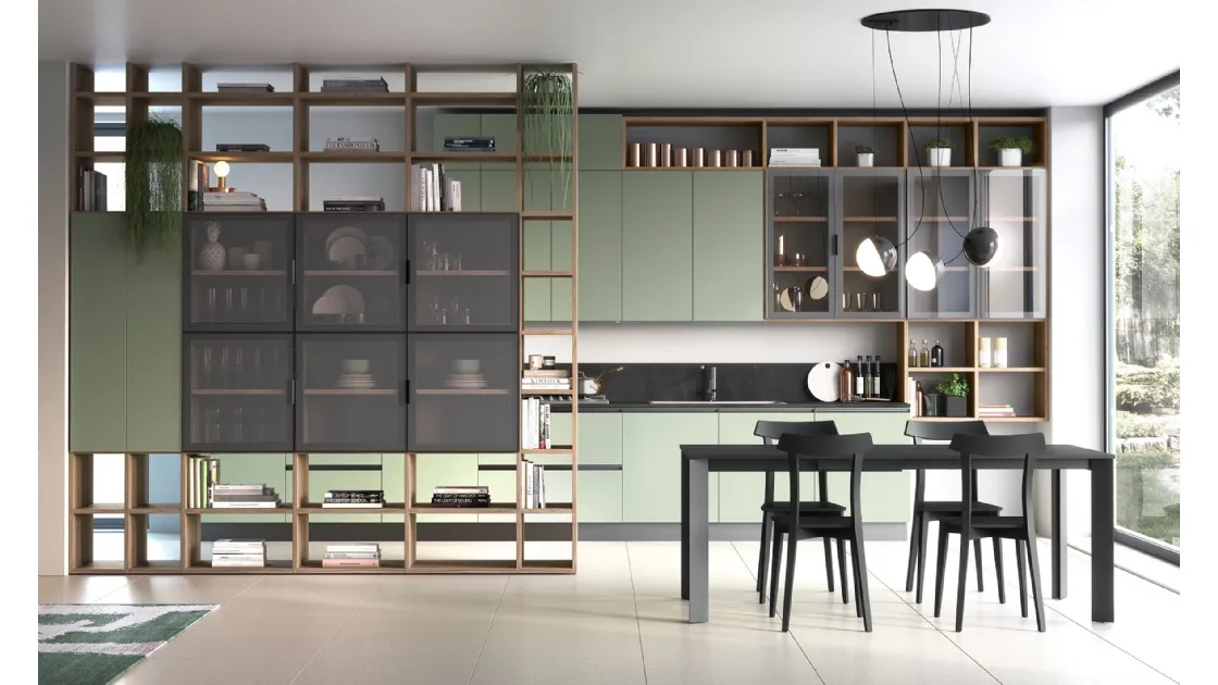 Libreria divisoria Golf Infinity I102 in melaminico di Colombini Casa