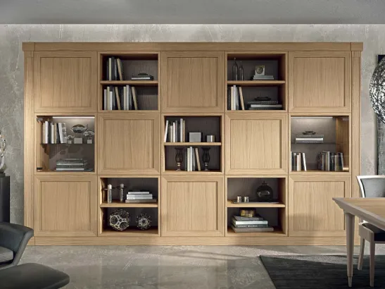 Libreria in legno Infinity di Busatto