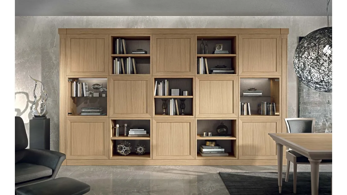 Libreria in legno Infinity di Busatto