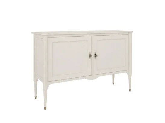 Madia in legno laccato crema CA110 di Busatto