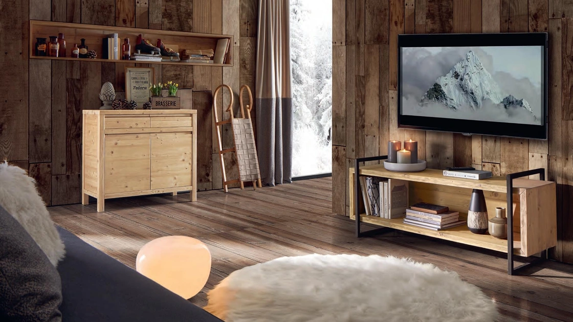 Madia Marte 3312/A in legno massello di abete di Imba Srl