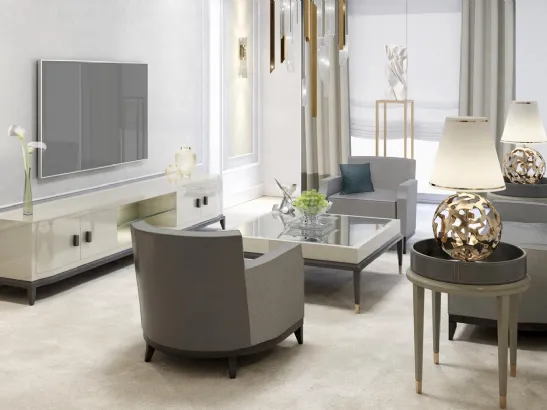 Madia in laccato lucido Royal Suite di Busatto