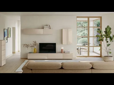 Parete Attrezzata Eclettica EN07 di Colombini Casa