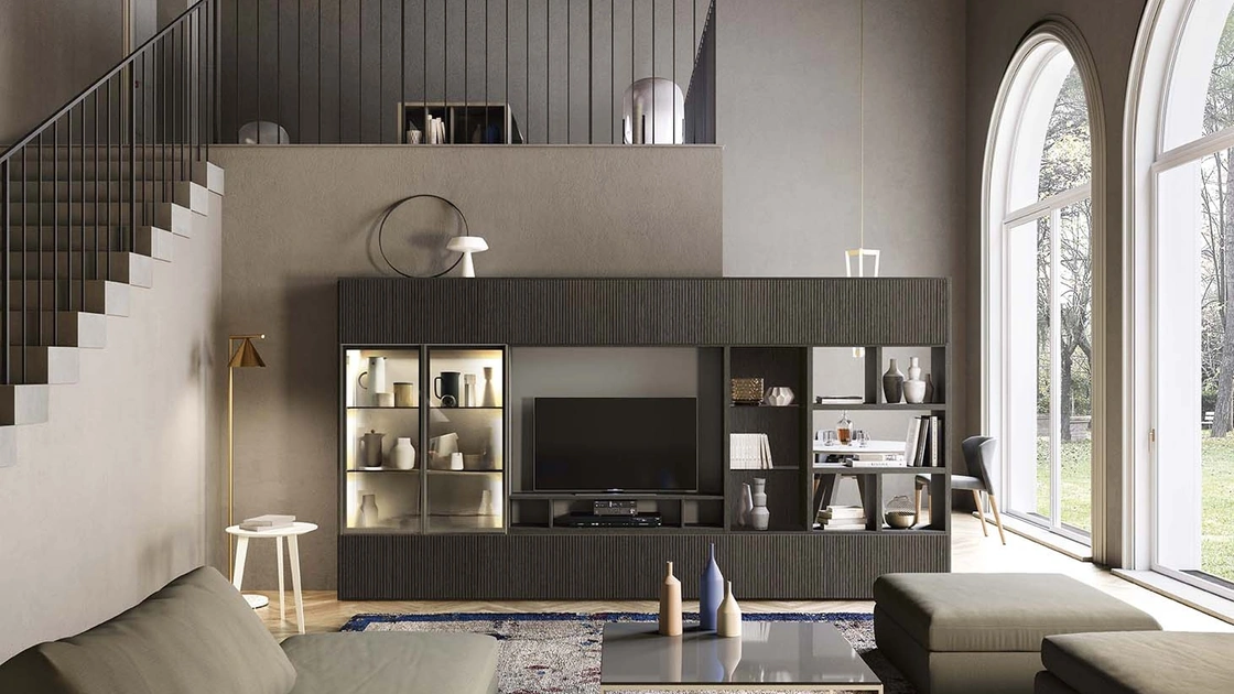 Parete Attrezzata My Space 25-01 di Alf Da Frè