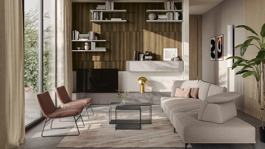 Parete Attrezzata Night & Day L07 di Colombini Casa