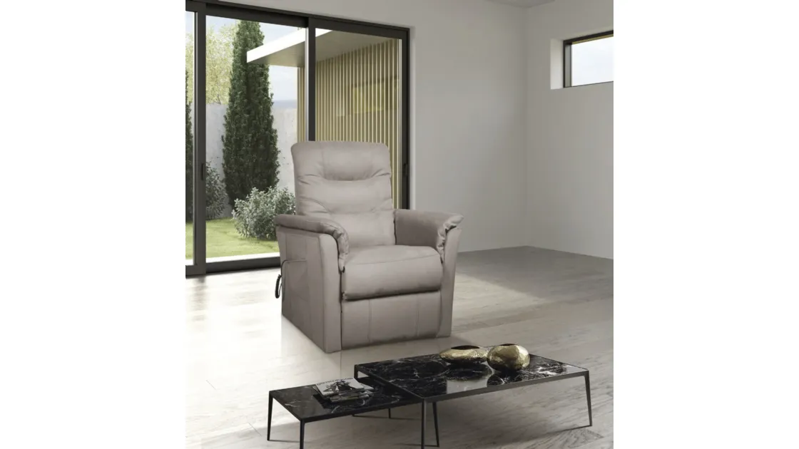 Poltrona Relax Urban Style SD212 in tessuto antimacchia di Imba Srl