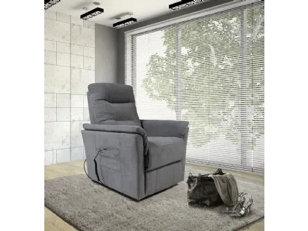 Poltrona Relax Urban Style SD213 in tessuto antimacchia di Imba Srl