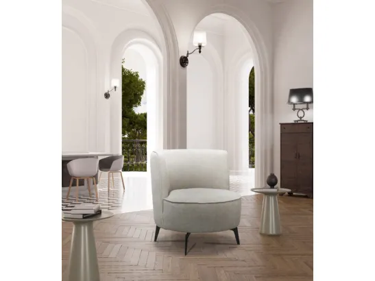 Poltroncina in pelle Talia di Cuborosso