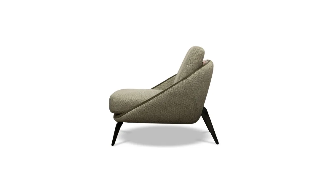 Poltroncina in tessuto Trivia di Cuborosso
