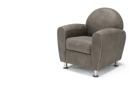 Poltroncina Urban Style SD228 in ecopelle imbottita di Imba Srl