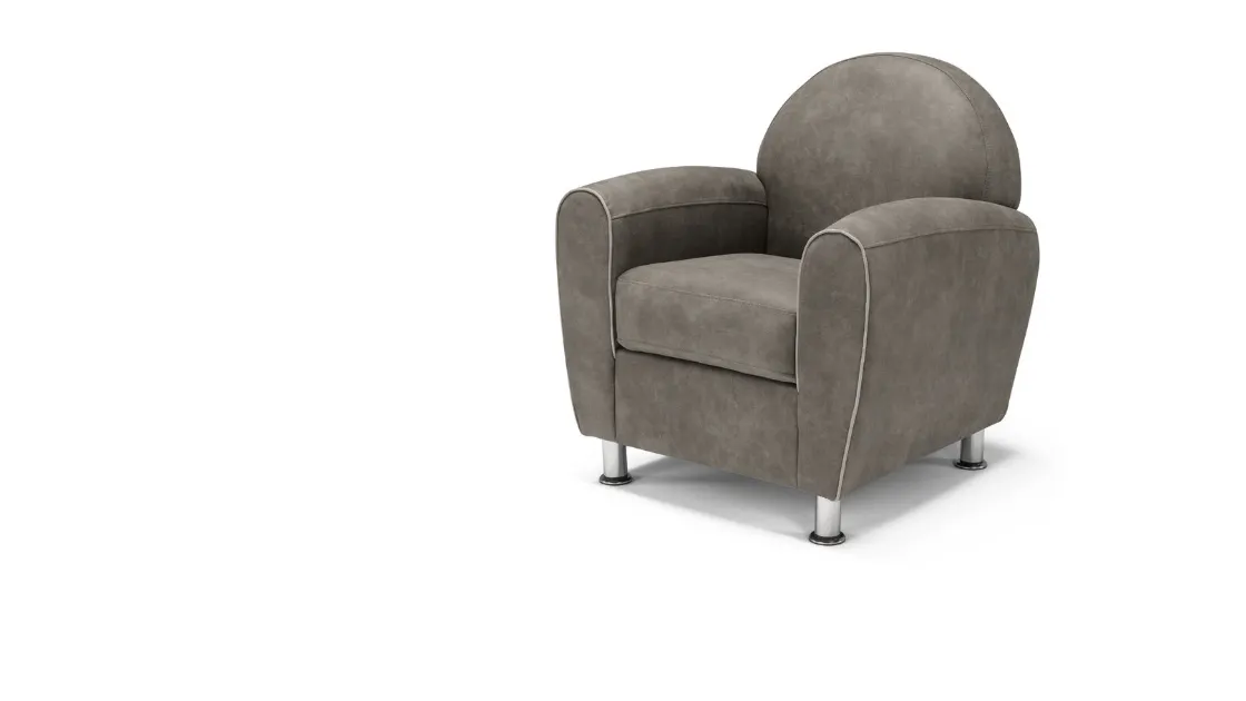 Poltroncina Urban Style SD228 in ecopelle imbottita di Imba Srl