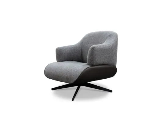 Poltroncina in tessuto Valery di Cuborosso