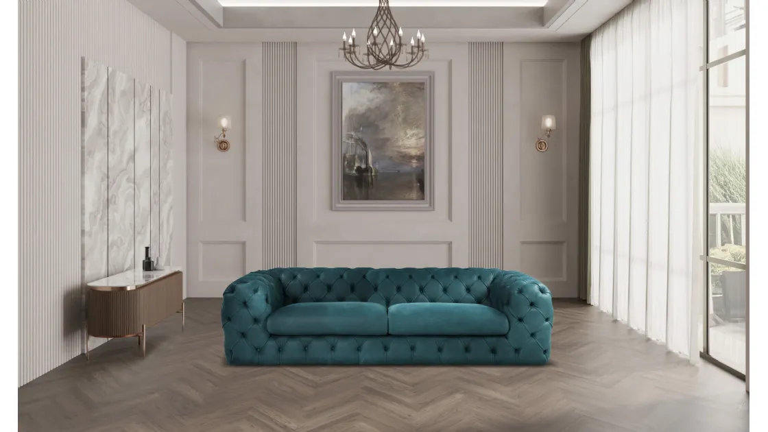 Divano lineare Bach di Cubo Rosso