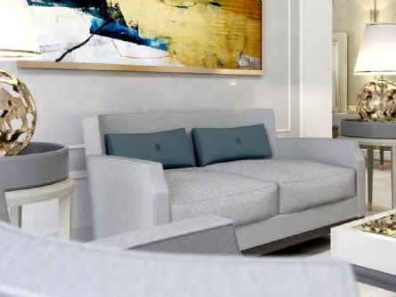 Divano lineare in tessuto Royale Suite di Busatto