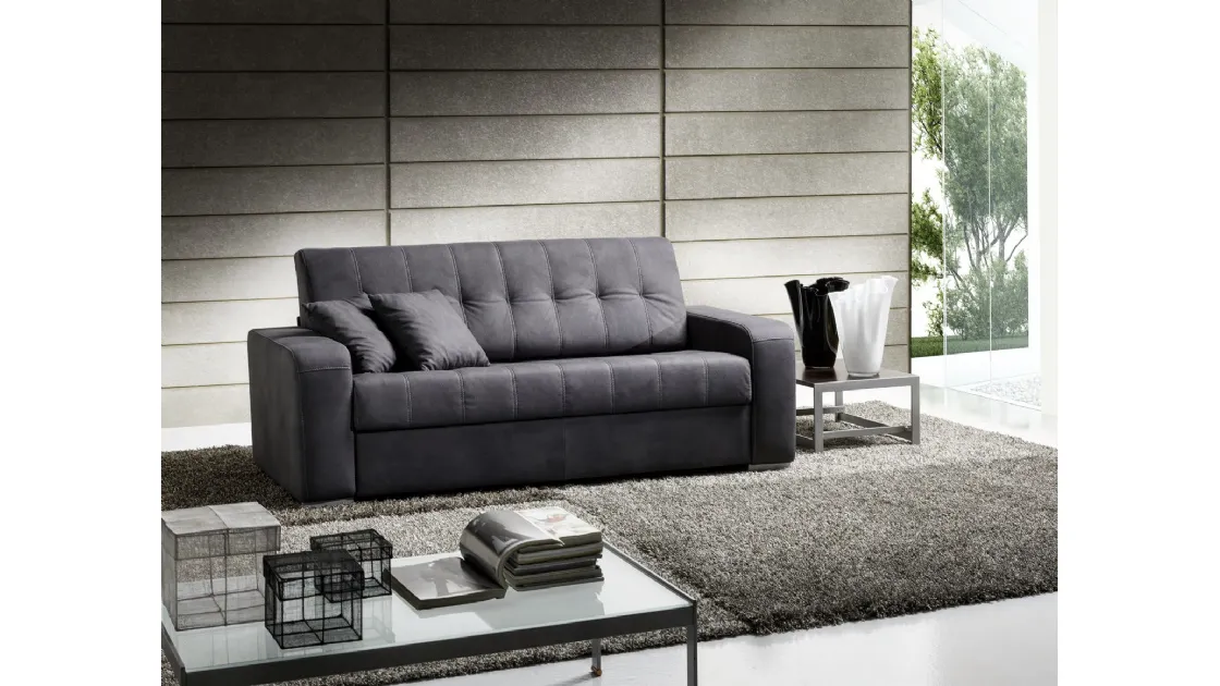 Divano letto in ecopelle lavabile Urban Style SD191 di Imba Srl