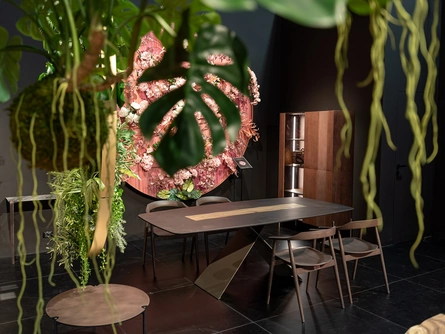 Sedia Dry in Rovere massello con braccioli di Alta Corte